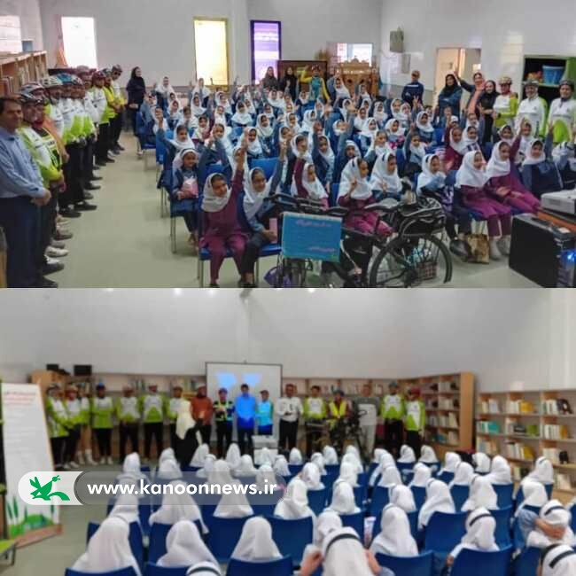 هم‌پیمانی کودکان و دوچرخه‌سواران برای دوستی با طبیعت در کانون رفسنجان