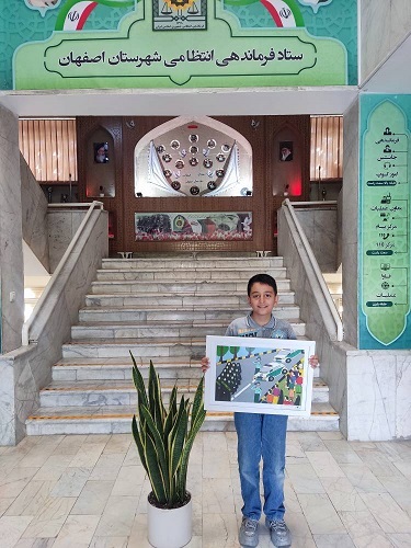 قدردانی از جنس هنر، با رنگ کودکی