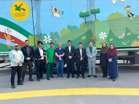هشتمین اجرای تماشاخانه سیار کانون مهمان کودکان نوری شد