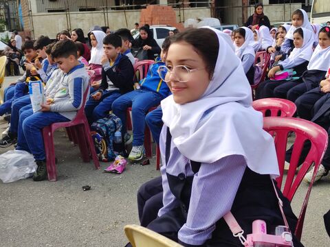 هشتمین اجرای تماشاخانه سیار کانون مهمان کودکان نوری شد