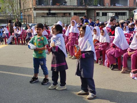 هشتمین اجرای تماشاخانه سیار کانون مهمان کودکان نوری شد