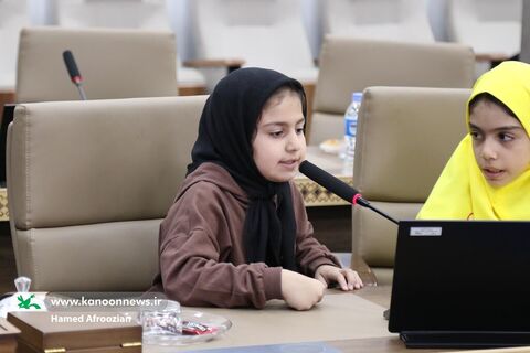 دیدار اعضای منتخب کودک کانون مازندران با استاندار
