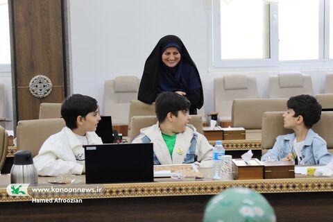 دیدار اعضای منتخب کودک کانون مازندران با استاندار