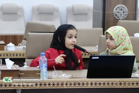 دیدار اعضای منتخب کودک کانون مازندران با استاندار