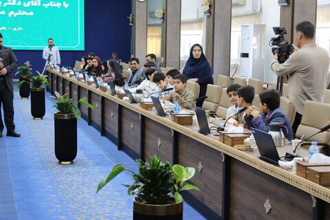 دیدار اعضای منتخب کودک کانون مازندران با استاندار ( بخش دوم )