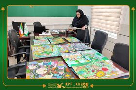 ارسال آثار نقاشی اعضای خوزستانی کانون به رویداد جهانی «لوئی فرانسوا ۲۰۲۶»