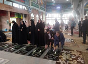 گرامی‌داشت نخستین روز هفته پدافند غیرعامل در گلزار شهدای شهر رشت