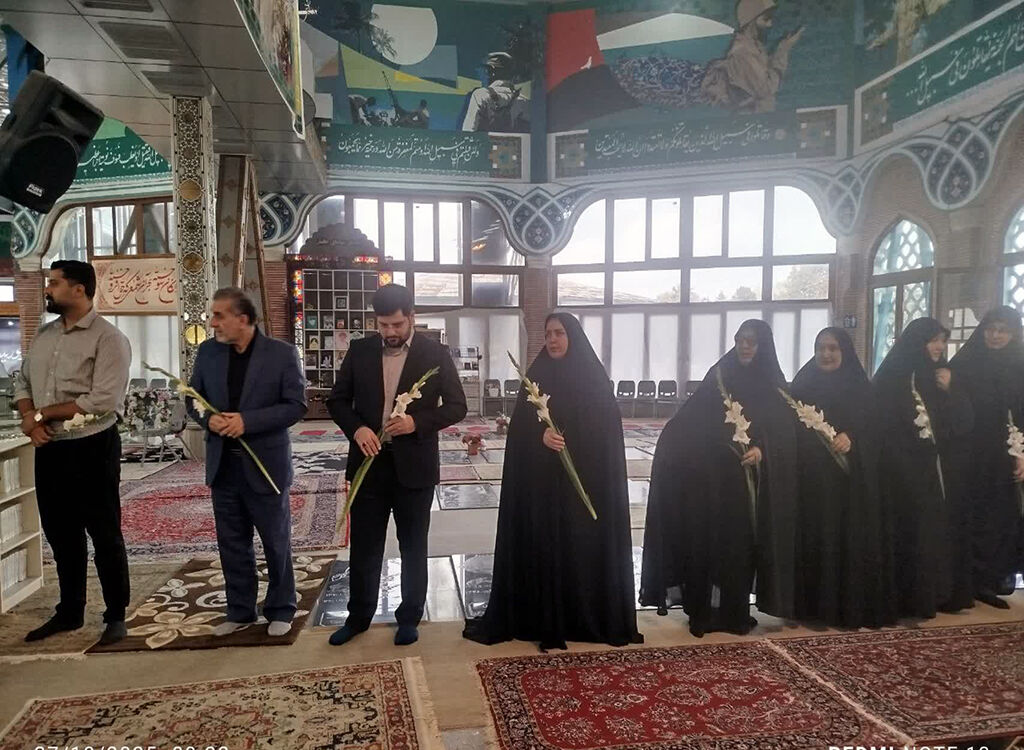 گرامیداشت نخستین روز هفته پدافند غیرعامل در گلزار شهدای شهر رشت