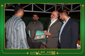 دورهمی صمیمی همکاران حفاظت فیزیکی کانون پرورش فکری اهواز به مناسبت میلاد حضرت زینب(س)