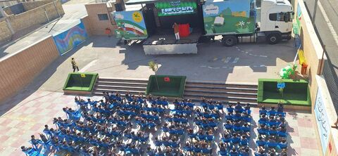 تماشاخانه سیار کانون، مهمان کودکان مناطق حصه و قهجاورستان اصفهان شد