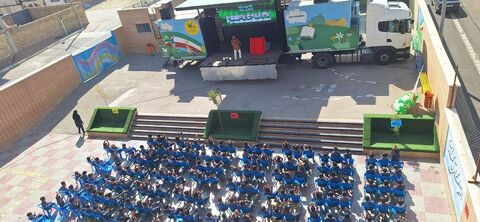 تماشاخانه سیار کانون، مهمان کودکان مناطق حصه و قهجاورستان اصفهان شد