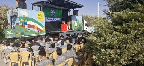 تماشاخانه سیار کانون، مهمان کودکان مناطق حصه و قهجاورستان اصفهان شد