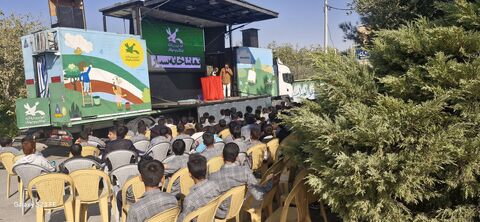 تماشاخانه سیار کانون، مهمان کودکان مناطق حصه و قهجاورستان اصفهان شد