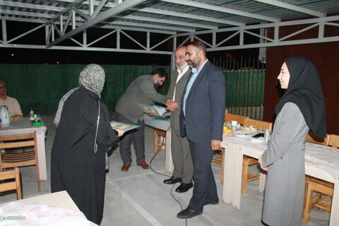 دورهمی صمیمی همکاران حفاظت فیزیکی کانون پرورش فکری اهواز به مناسبت میلاد حضرت زینب(س)