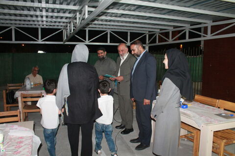 دورهمی صمیمی همکاران حفاظت فیزیکی کانون پرورش فکری اهواز به مناسبت میلاد حضرت زینب(س)