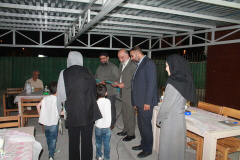 دورهمی صمیمی همکاران حفاظت فیزیکی کانون پرورش فکری اهواز به مناسبت میلاد حضرت زینب(س)