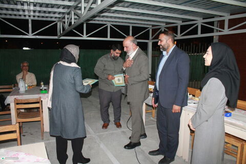 دورهمی صمیمی همکاران حفاظت فیزیکی کانون پرورش فکری اهواز به مناسبت میلاد حضرت زینب(س)