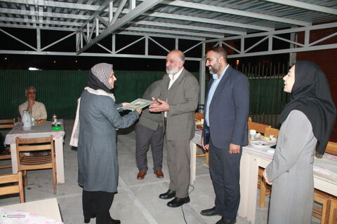 دورهمی صمیمی همکاران حفاظت فیزیکی کانون پرورش فکری اهواز به مناسبت میلاد حضرت زینب(س)