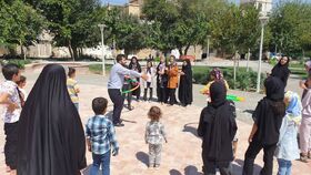 گزارش تصویری آغاز جشنواره بازی‌های بومی و محلی مراکز سیار خراسان رضوی