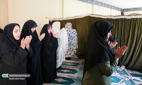 آیین تجلیل از نمازگزاران کانون پرورش فکری