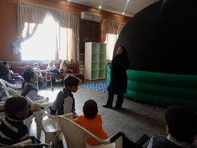 رصدخانه کانون استان میهمان مدرسه توان‌خواهان حضرت خدیجه(س)