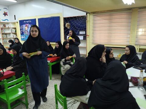 بازدید دانشجویان دانشگاه فرهنگیان از مرکز فرهنگی، هنری شماره 4 مشهد