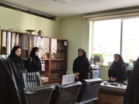 بازدید دانشجویان دانشگاه فرهنگیان از مرکز فرهنگی، هنری شماره 4 مشهد