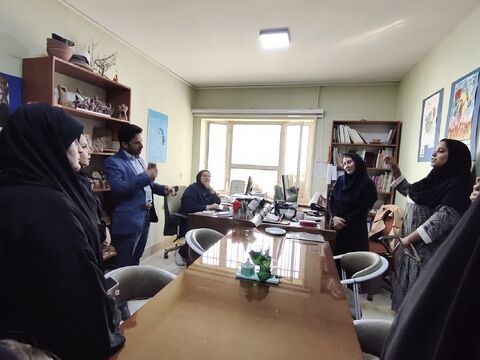 بازدید دانشجویان دانشگاه فرهنگیان از مرکز فرهنگی، هنری شماره 4 مشهد