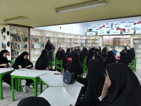 بازدید دانشجویان دانشگاه فرهنگیان از مرکز فرهنگی، هنری شماره 4 مشهد