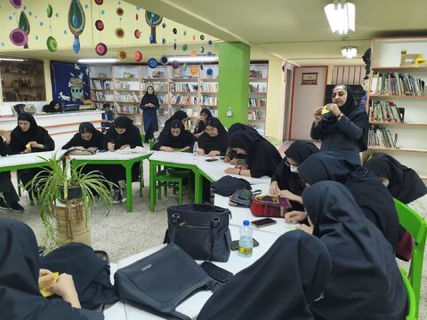 بازدید دانشجویان دانشگاه فرهنگیان از مرکز فرهنگی، هنری شماره 4 مشهد