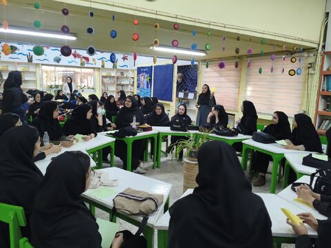 بازدید دانشجویان دانشگاه فرهنگیان از مرکز فرهنگی، هنری شماره 4 مشهد