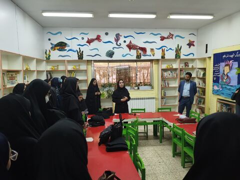 بازدید دانشجویان دانشگاه فرهنگیان از مرکز فرهنگی، هنری شماره 4 مشهد