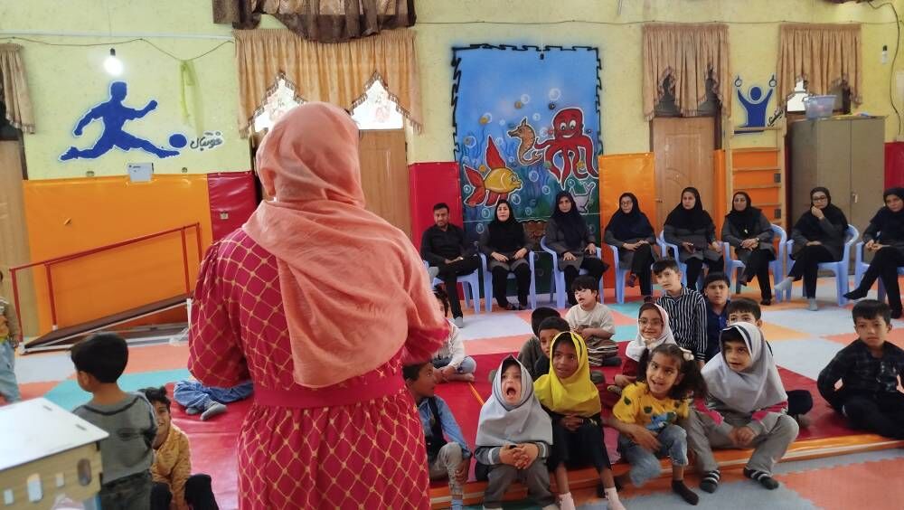 کودکان با نیازهای ویژه میزبان قصه و خلاقیت شدند