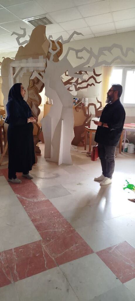 نشست مربیان استان با کارشناس هنرهای نمایشی کانون کشور