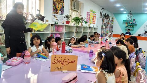 ویژه‌برنامه «پاییز قصه، رنگ و مشق قشنگ» در مرکز سه بهبهان