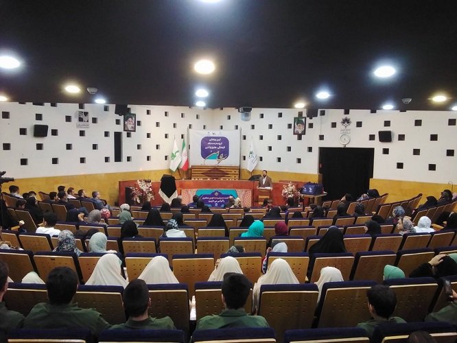 آیین رونمایی از پوستر مسابقه فرهنگی، هنری و ادبی"سرای امن"