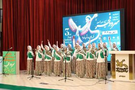 اختتامیه سومین جشنواره سرود«نغمه‌های روشن فردا» در گرگان برگزار شد