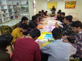 بازدید دانشجویان دانشگاه فرهنگیان از مرکز فرهنگی شماره ۱ گناباد