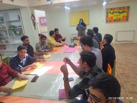 بازدید دانشجویان دانشگاه فرهنگیان از مرکز فرهنگی شماره 1 گناباد