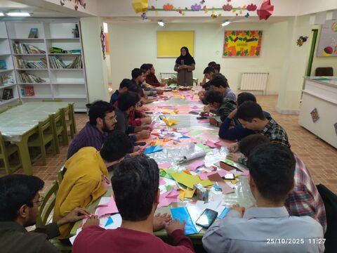 بازدید دانشجویان دانشگاه فرهنگیان از مرکز فرهنگی شماره 1 گناباد