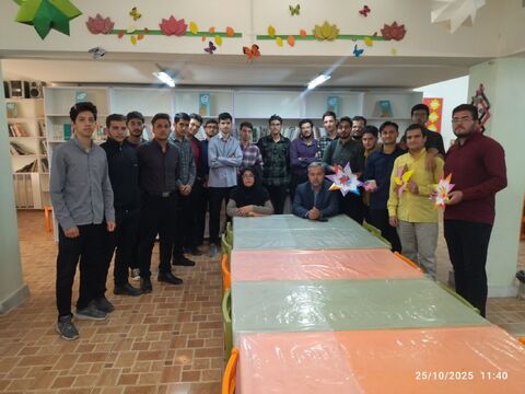 بازدید دانشجویان دانشگاه فرهنگیان از مرکز فرهنگی شماره 1 گناباد