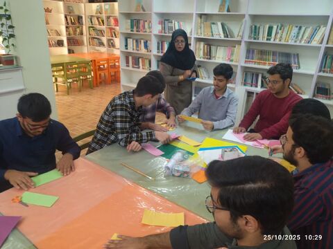 بازدید دانشجویان دانشگاه فرهنگیان از مرکز فرهنگی شماره 1 گناباد