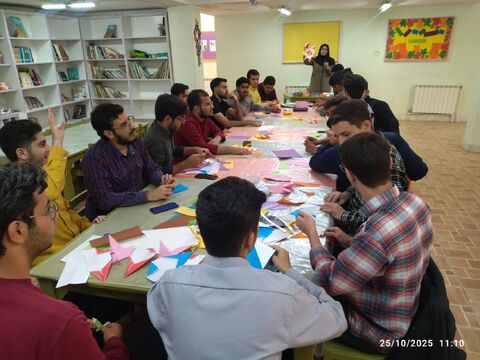 بازدید دانشجویان دانشگاه فرهنگیان از مرکز فرهنگی شماره 1 گناباد