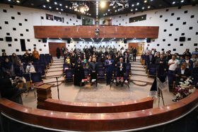 آیین رونمایی از پوستر مسابقه فرهنگی، هنری و ادبی"سرای امن" به روایت تصویر