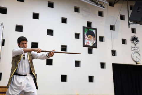 آیین رونمایی از پوستر مسابقه فرهنگی، هنری و ادبی"سرای امن" به روایت تصویر