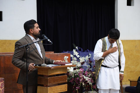 آیین رونمایی از پوستر مسابقه فرهنگی، هنری و ادبی"سرای امن" به روایت تصویر