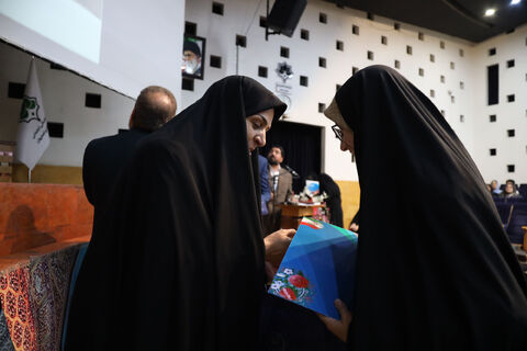 آیین رونمایی از پوستر مسابقه فرهنگی، هنری و ادبی"سرای امن" به روایت تصویر