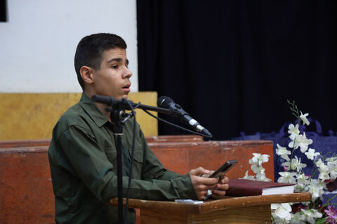 آیین رونمایی از پوستر مسابقه فرهنگی، هنری و ادبی"سرای امن" به روایت تصویر