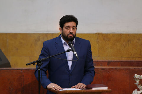 آیین رونمایی از پوستر مسابقه فرهنگی، هنری و ادبی"سرای امن" به روایت تصویر