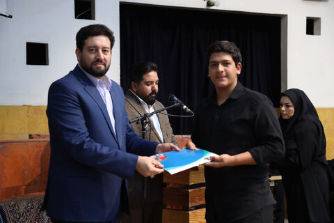آیین رونمایی از پوستر مسابقه فرهنگی، هنری و ادبی"سرای امن" به روایت تصویر